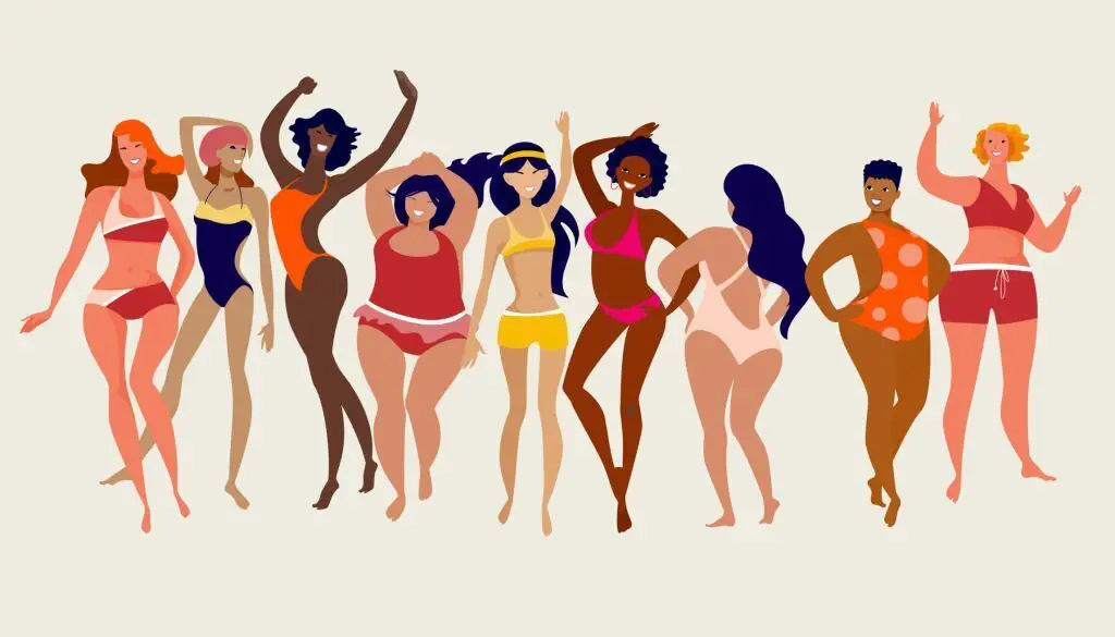 Different Body Sizes of Women